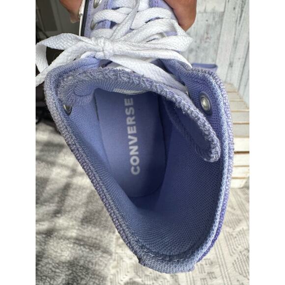 Converse Chuck Taylor All Star Hi Top Unisex Sneakers Ultra Violet/Tie Dye - Picture 9 of 9